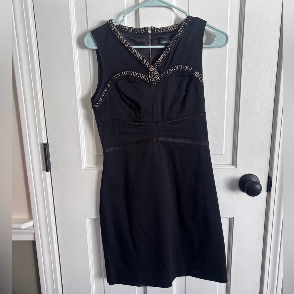 Guess By Marciano Black Mini Dress
